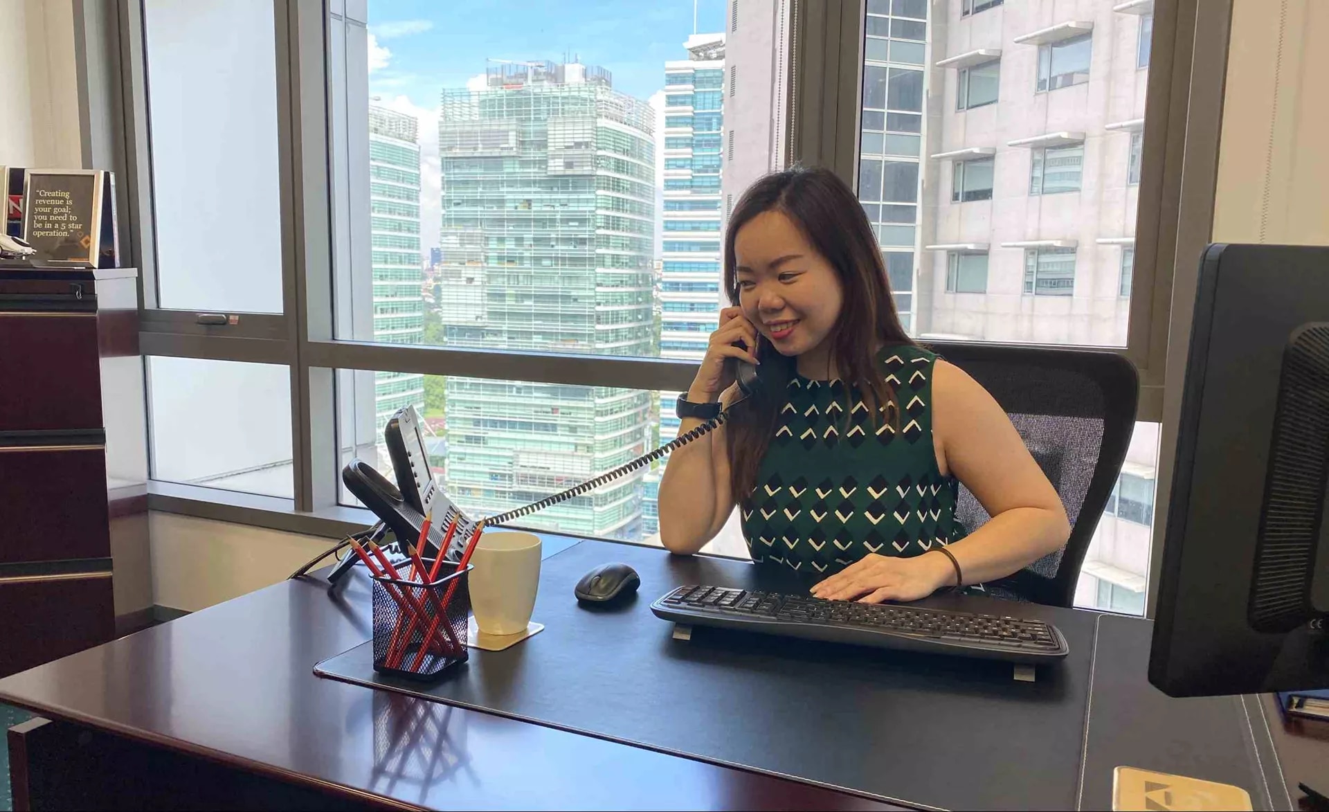 People meeting in a Serviced Office